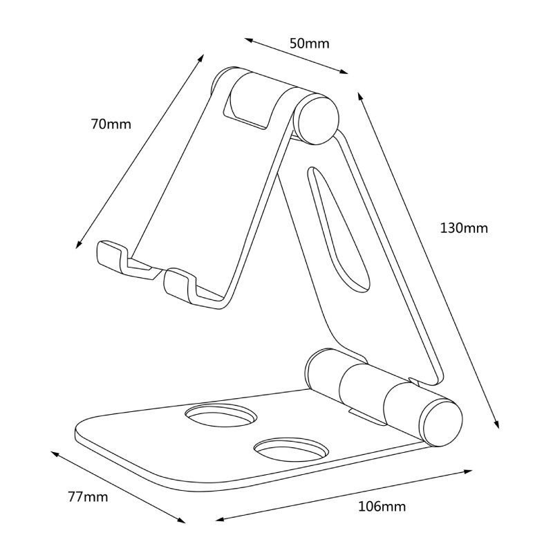 Suporte para smartphone|Tablet Aisens MS2PXL-092| Prata