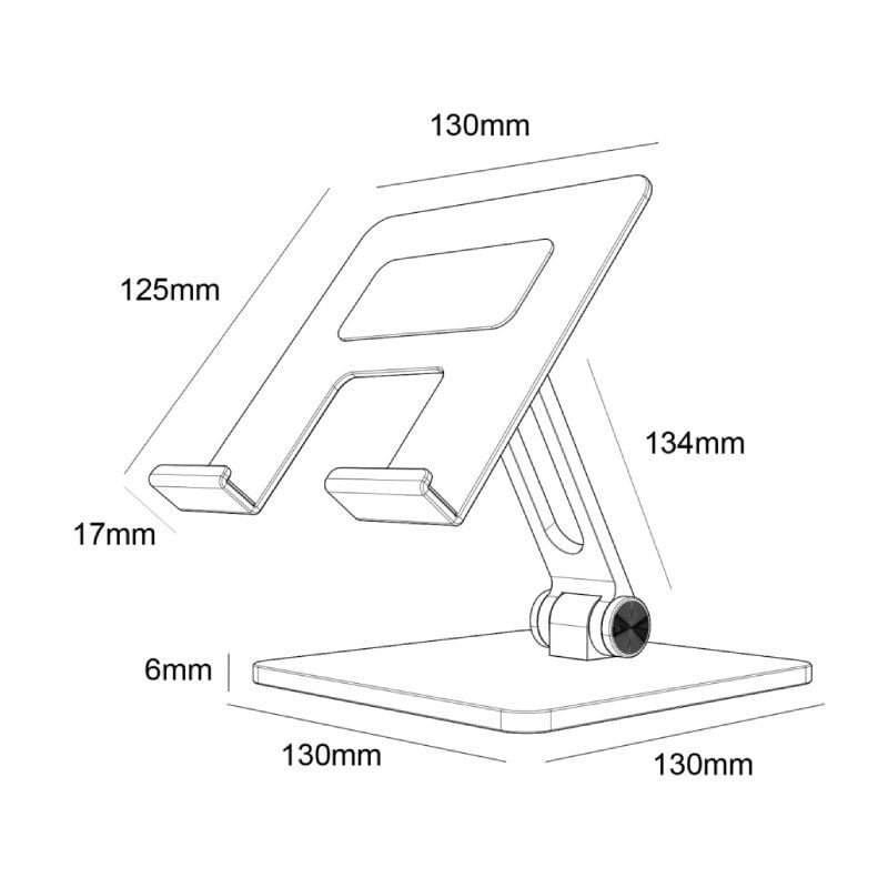Suporte para smartphone|Tablet Aisens MS2PXXL-183| Gris