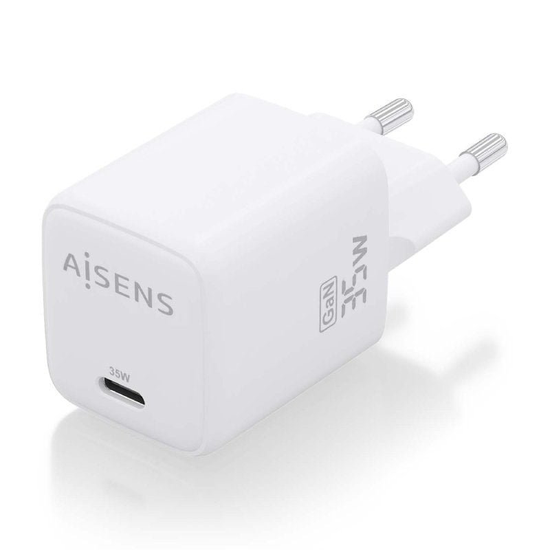 Carregador de parede Aisens GaN ASCH-35W1P016-W | 1xUSB Tipo C | 35W
