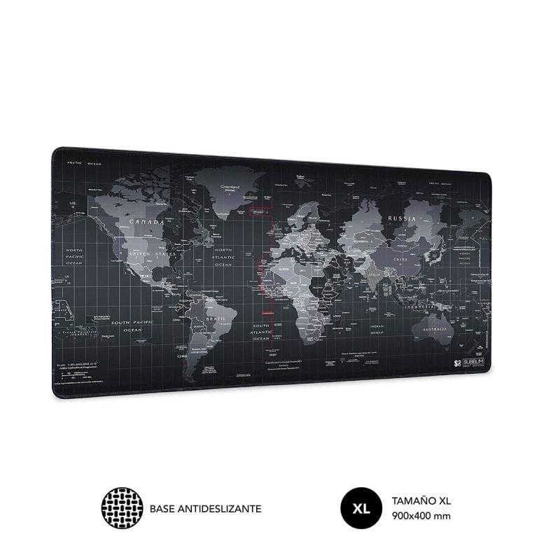 Subblim Mat 01Puw01 World XL| 900 x 400 x 3 mm