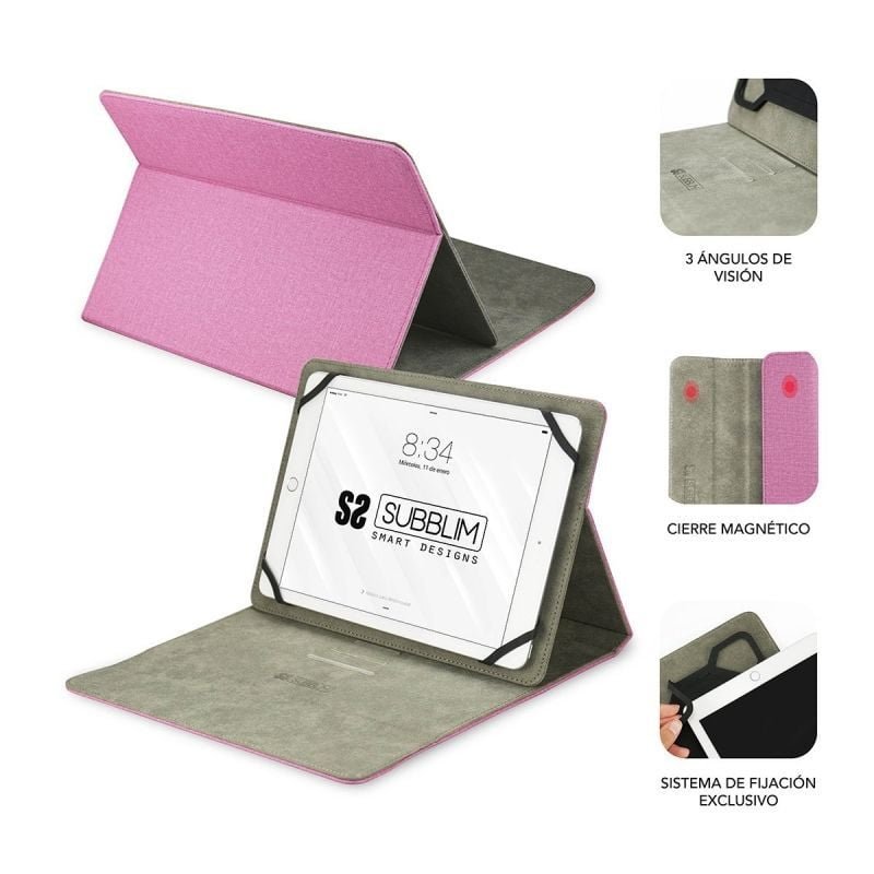 Base Subblim Clever Stand para Tablets de 9.6'-11'| Rosa