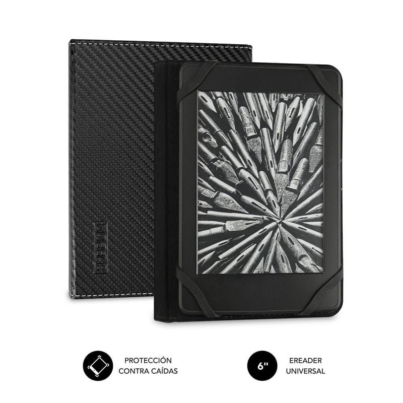 Capa  para livro eletrônico Subblim Clever Case| Preto