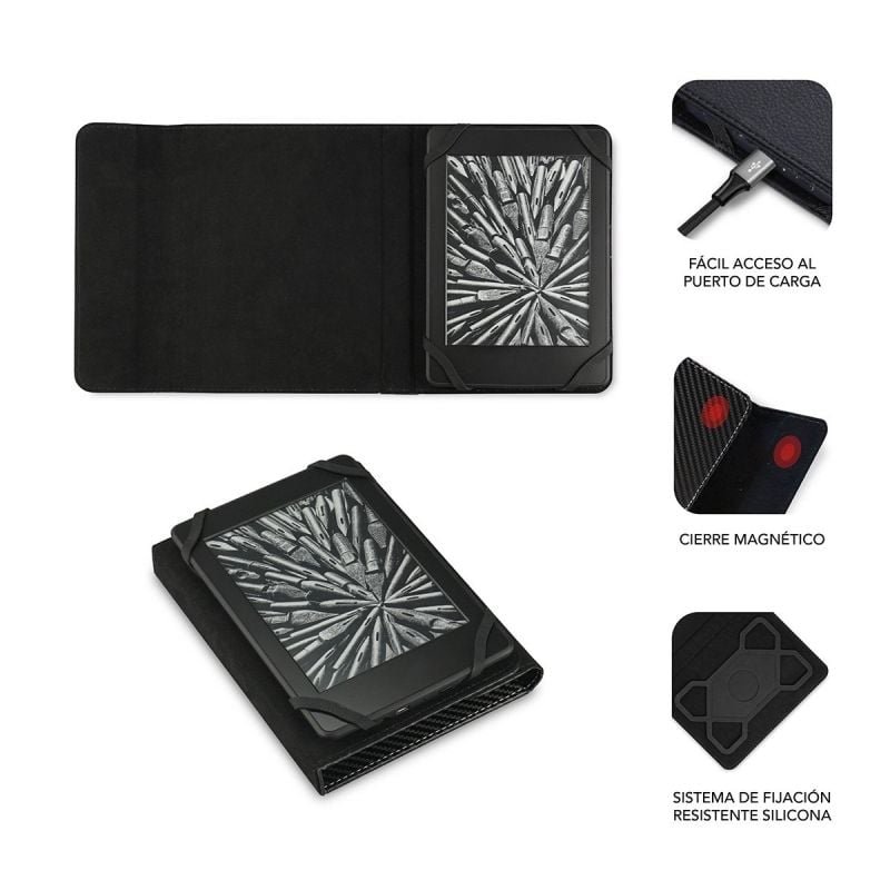 Capa  para livro eletrônico Subblim Clever Case| Preto