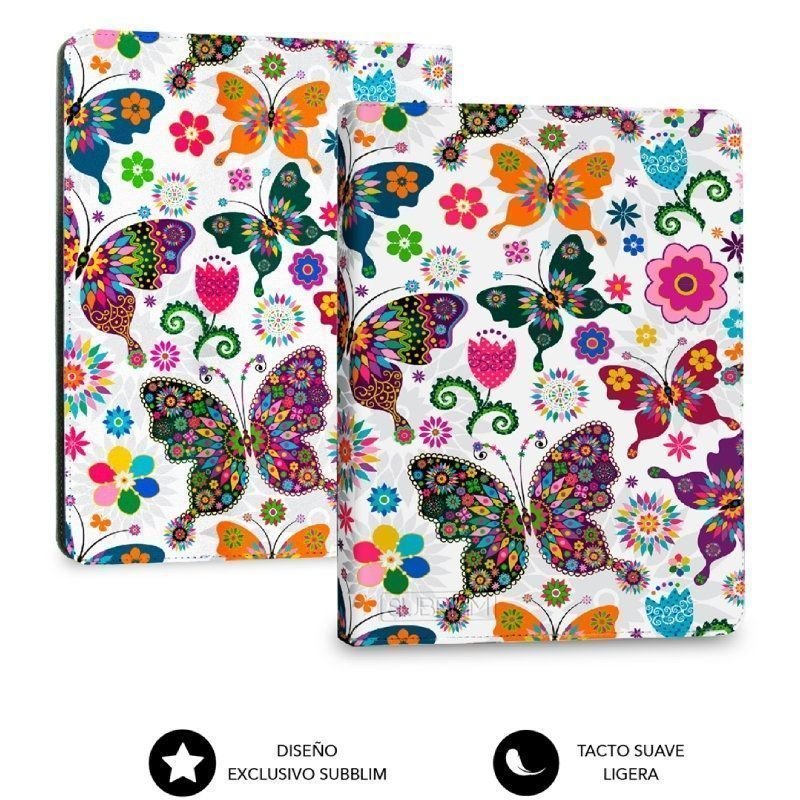 Base para livro eletrônico Subblim 1EC010 Clever Ebook Case 6' Mariposas