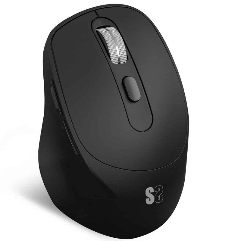 Subblim Comfort Ergo Dual Battery | Bateria recarregável | Até 2400 dpi| Preto