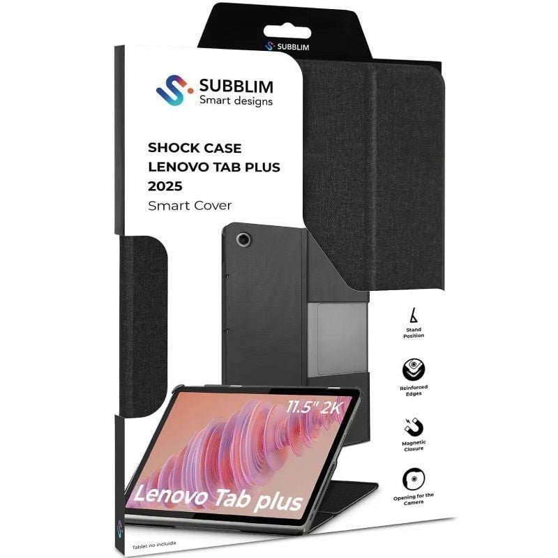 Base Subblim Shock Case Lenovo Tab Plus 2025 11.5'| Preto