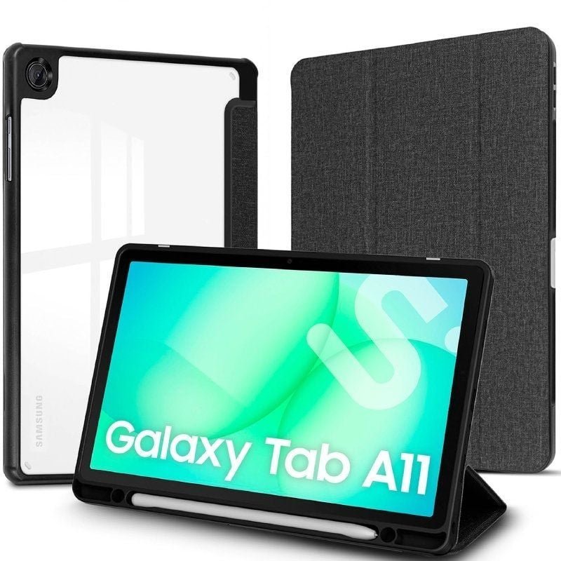 Base Subblim Clear Shock Case para Samsung A11 8.7'| Preto