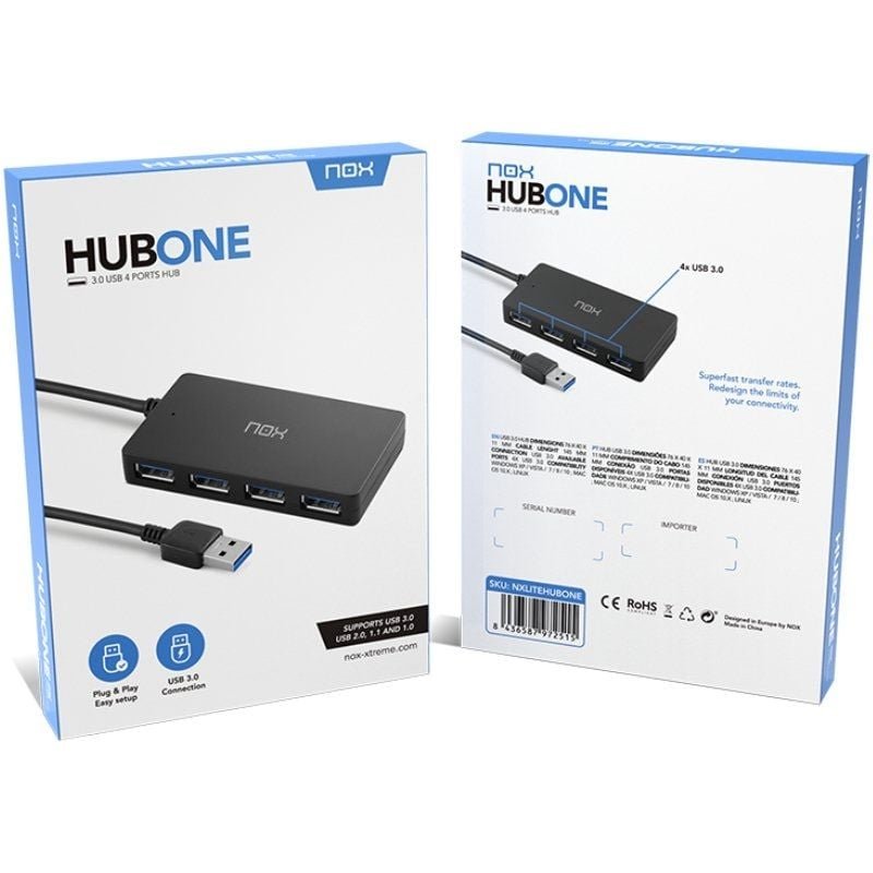 USB 3.0 Nox One Hub | 4xUSB