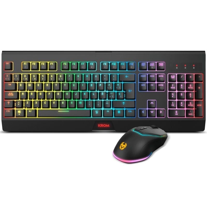 Pack Gaming Krom Kabala| Teclado + Mouse sem fios