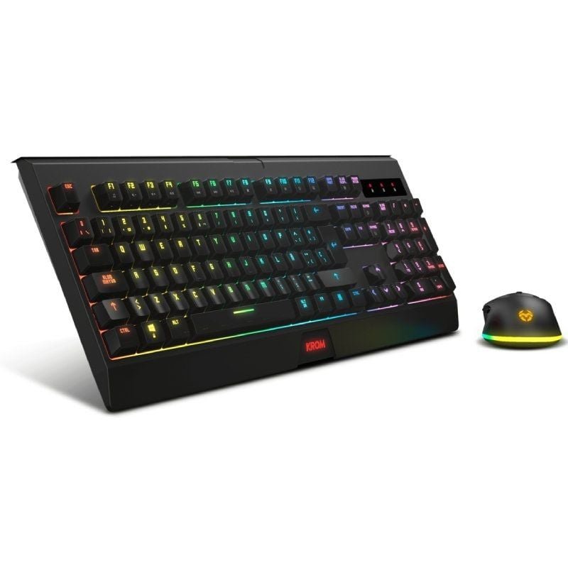 Pack Gaming Krom Kabala| Teclado + Mouse sem fios