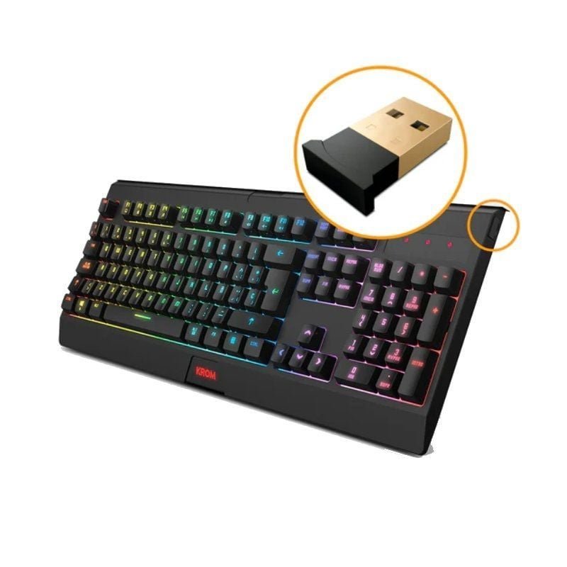 Pack Gaming Krom Kabala| Teclado + Mouse sem fios