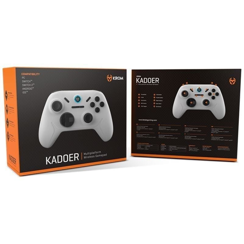 Gamepad Krom Kadoer sem fio | Branco