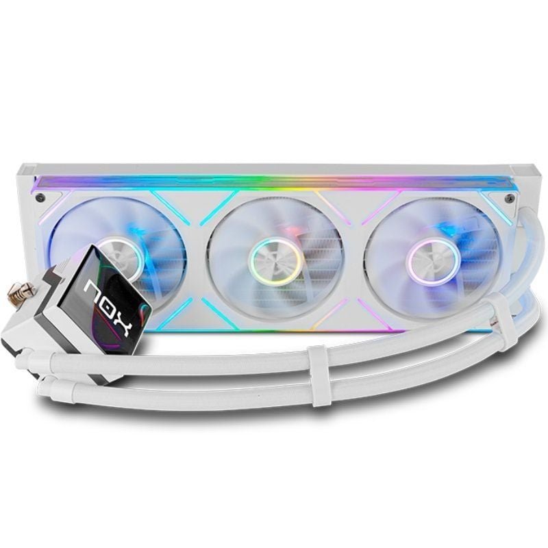 Sistema de refrigeração líquida Nox M-360 LCD em branco