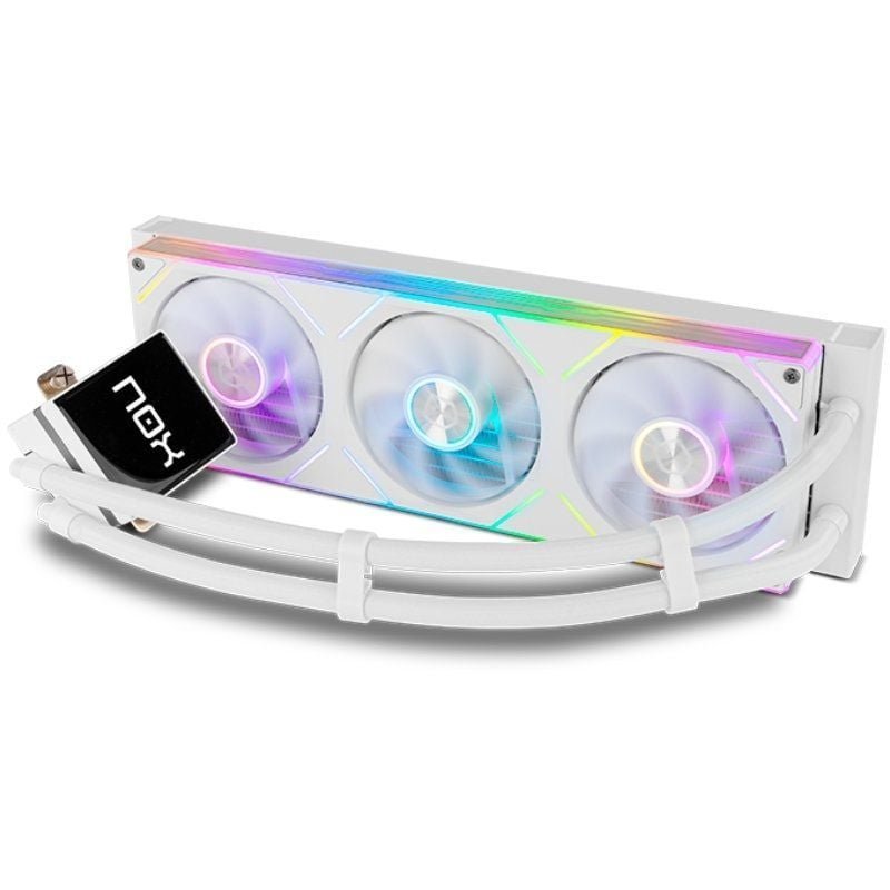 Sistema de refrigeração líquida Nox M-360 LCD em branco