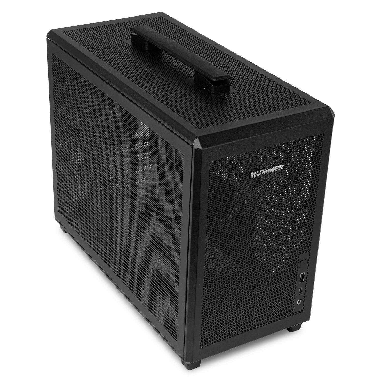 Caixa Nox Mini Torre M-ATX Hummer Refresh Mesh Black