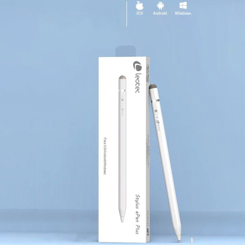 Caneta eletrônica Leotec LESTP04W Stylus ePen Plus para Android, Apple e Windows | Branco