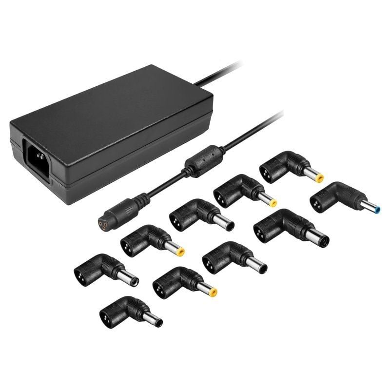carregador portátil leotec notebook | 120W| Automático| 10 conectores| Tensão 12-20V
