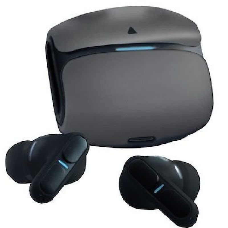 LEOTEC TWS Gaming Nebula Fit Bluetooth Headset com estojo de carregamento| Autonomia 7.5h| Preto