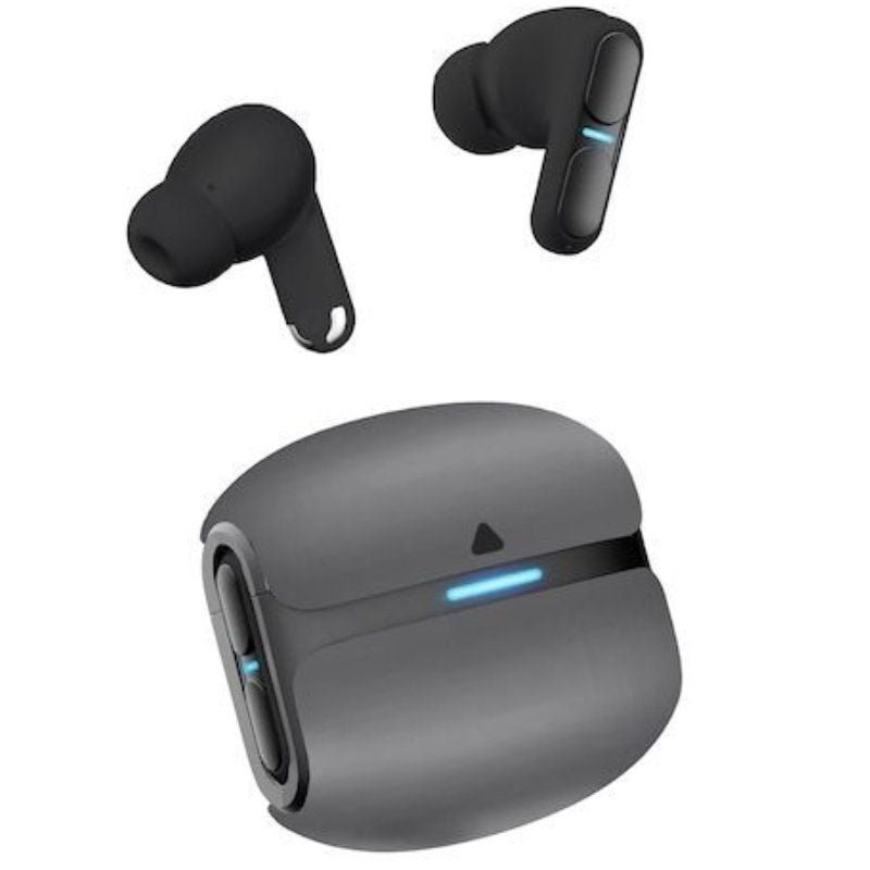 LEOTEC TWS Gaming Nebula Fit Bluetooth Headset com estojo de carregamento| Autonomia 7.5h| Preto