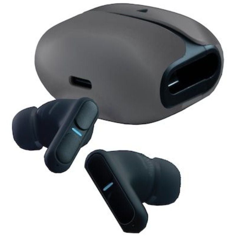 LEOTEC TWS Gaming Nebula Fit Bluetooth Headset com estojo de carregamento| Autonomia 7.5h| Preto