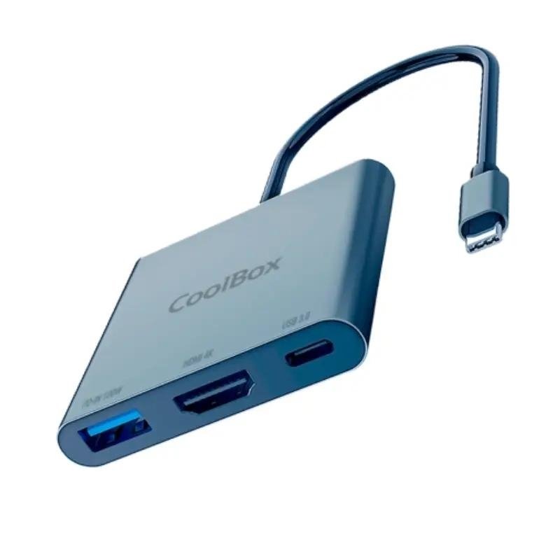 Coolbox MiniDock C31 USB-C 1PD100W|1USB-A|1HDMI 4K