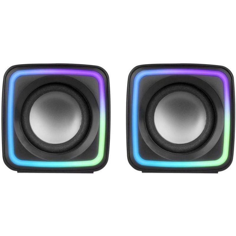 Alto-falante Mars Gaming MSCUBE 8W 2.0 Preto