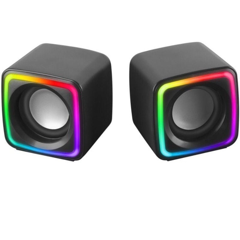Alto-falante Mars Gaming MSCUBE 8W 2.0 Preto