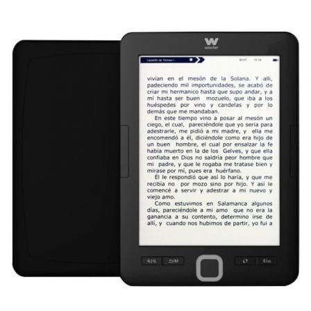 Livro eletrónico Ebook Woxter Scriba 195| 6"| tinta eletrónica| Preto