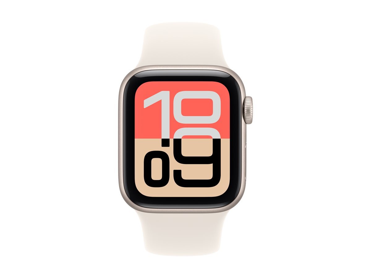 Apple Watch SE3| GPS| 40mm| Caixa de alumínio branco estrela| cinta esportiva m|l estrela branca