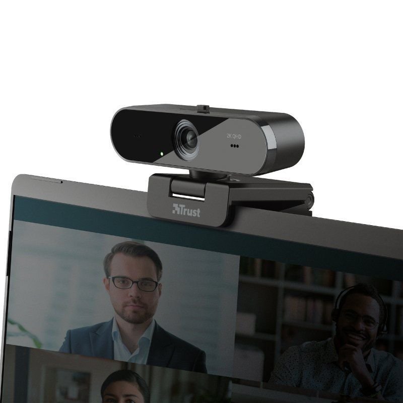 Webcam Trust TW-250| Foco automático | 2560 x 1440 QHD