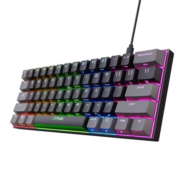 Teclado Gaming Mecânico Trust Gaming GXT 867 Acira