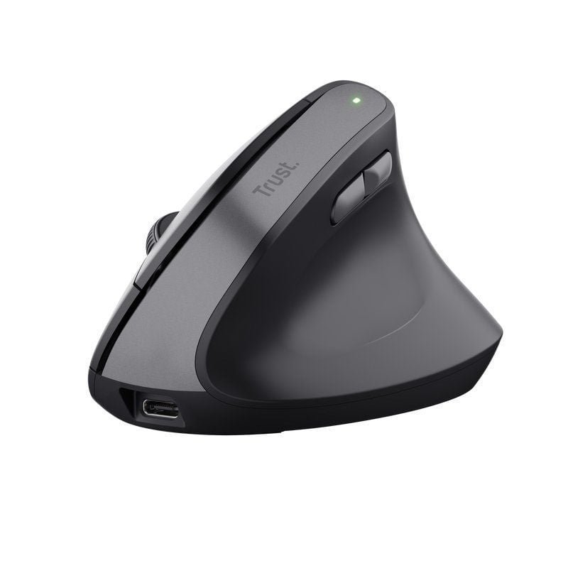 Trust Bayo II Wireless Vertical Mouse| Bateria recarregável | Até 2.400 dpi