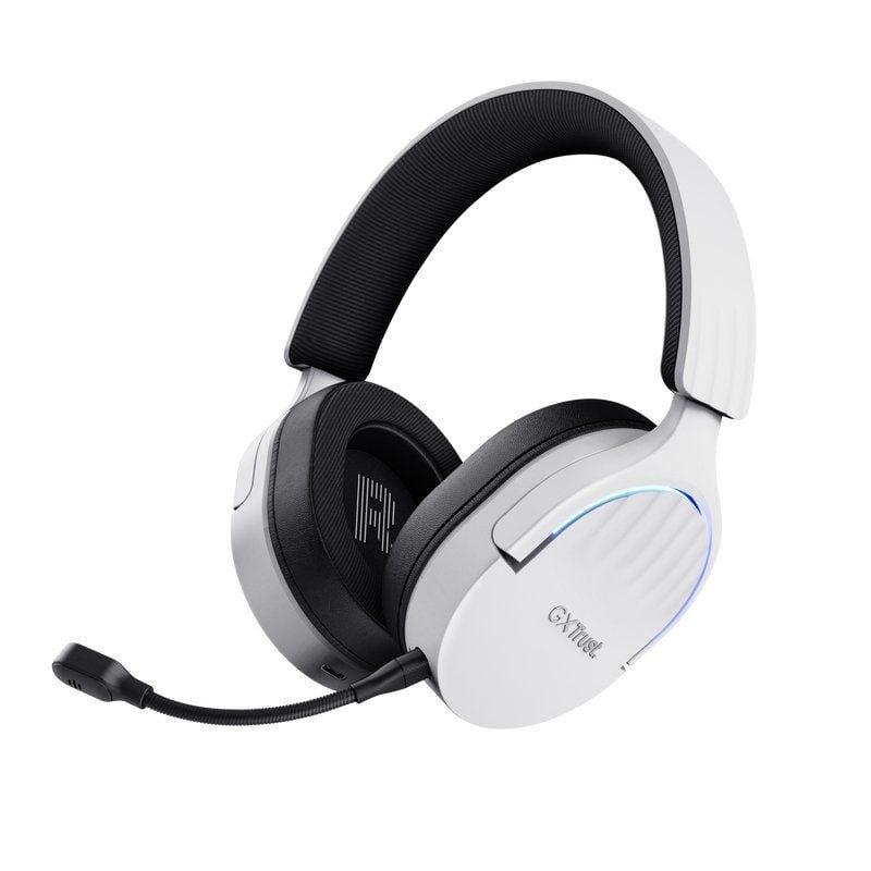 Auriculares Gaming Inalámbricos com Microfone Trust Gaming GXT 491 Fayzo| Bluetooth| Jack 3.5| Brancos