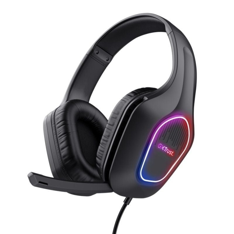 Auriculares Gaming com Microfone Trust Gaming GXT 416 Zirox| Jack 3.5|USB Pretos