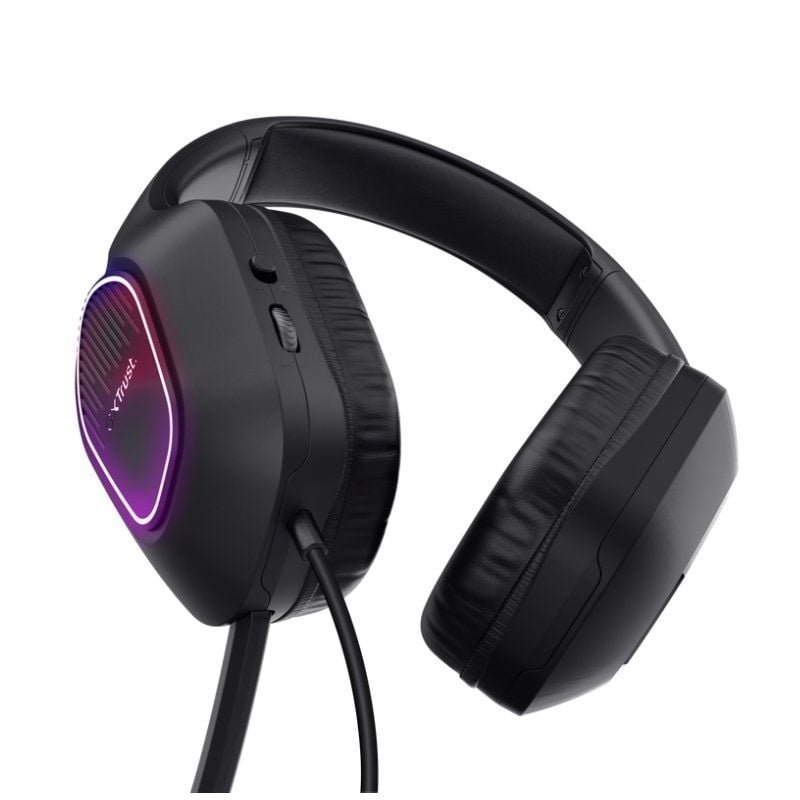 Auriculares Gaming com Microfone Trust Gaming GXT 416 Zirox| Jack 3.5|USB Pretos