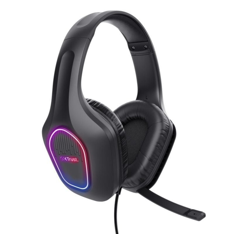 Auriculares Gaming com Microfone Trust Gaming GXT 416 Zirox| Jack 3.5|USB Pretos