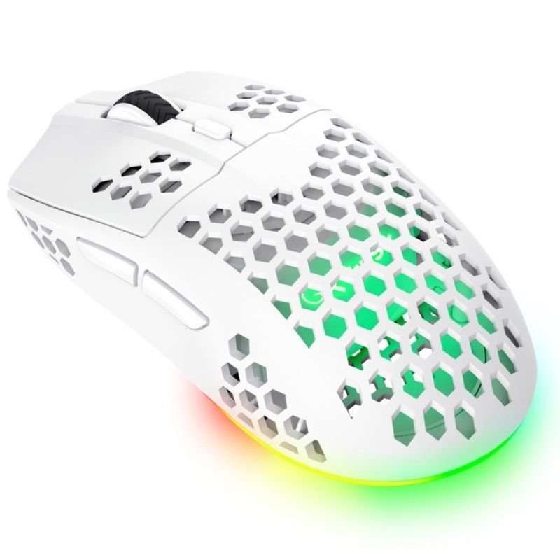 Mousen Gaming Sem fio Trust Gaming GXT 929 Helox| Bateria recarregável| Até 4800 DPI| Branco