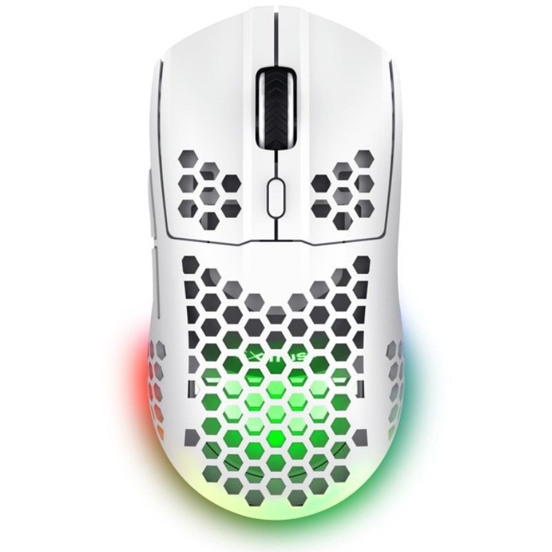 Mousen Gaming Sem fio Trust Gaming GXT 929 Helox| Bateria recarregável| Até 4800 DPI| Branco