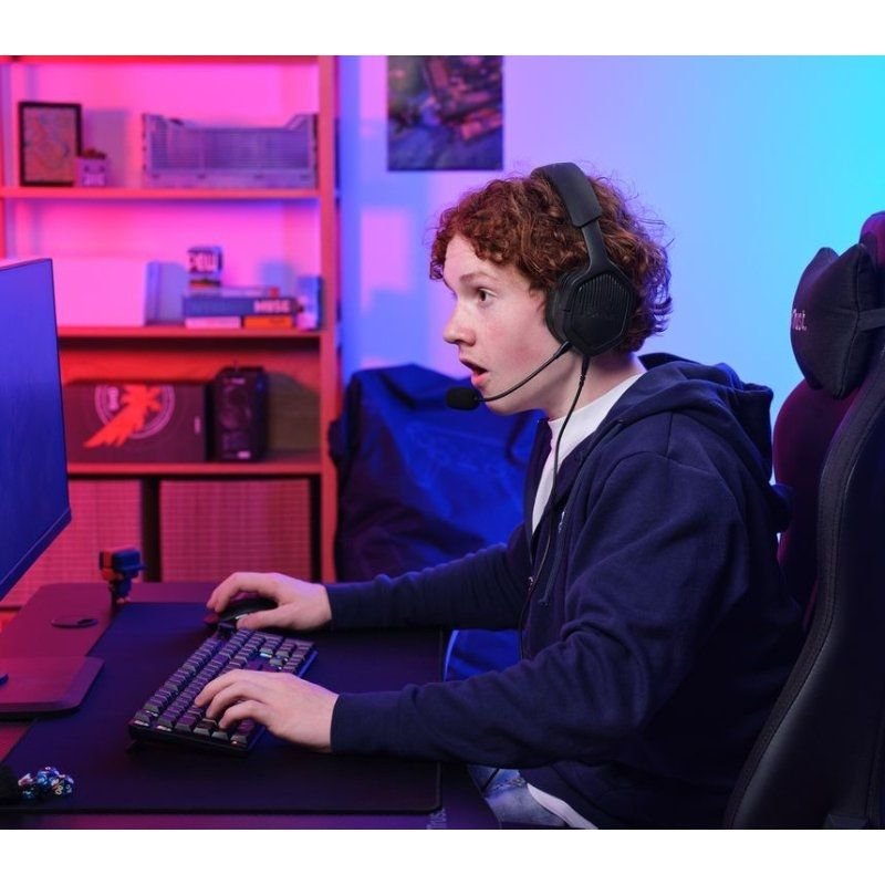 Auriculares Gaming com Microfone Trust Gaming GXT 492 Carus| Jack 3.5| Pretos