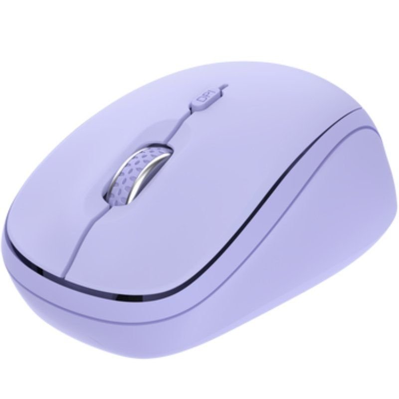 Mini mouse sem fio YVI+ de vários dispositivos | Até 1600 dpi| Roxo