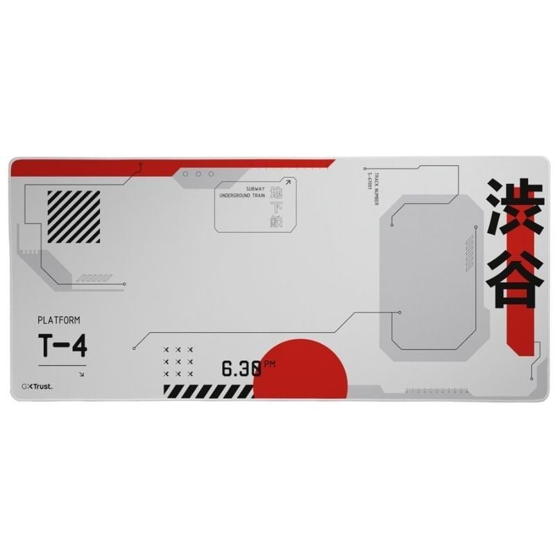 Tapete Trust Gaming GXT 759 XXL| 900 x 400 x 3mm| Blanca