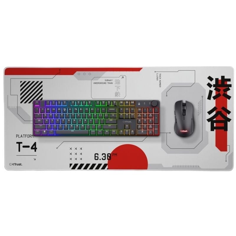 Tapete Trust Gaming GXT 759 XXL| 900 x 400 x 3mm| Blanca