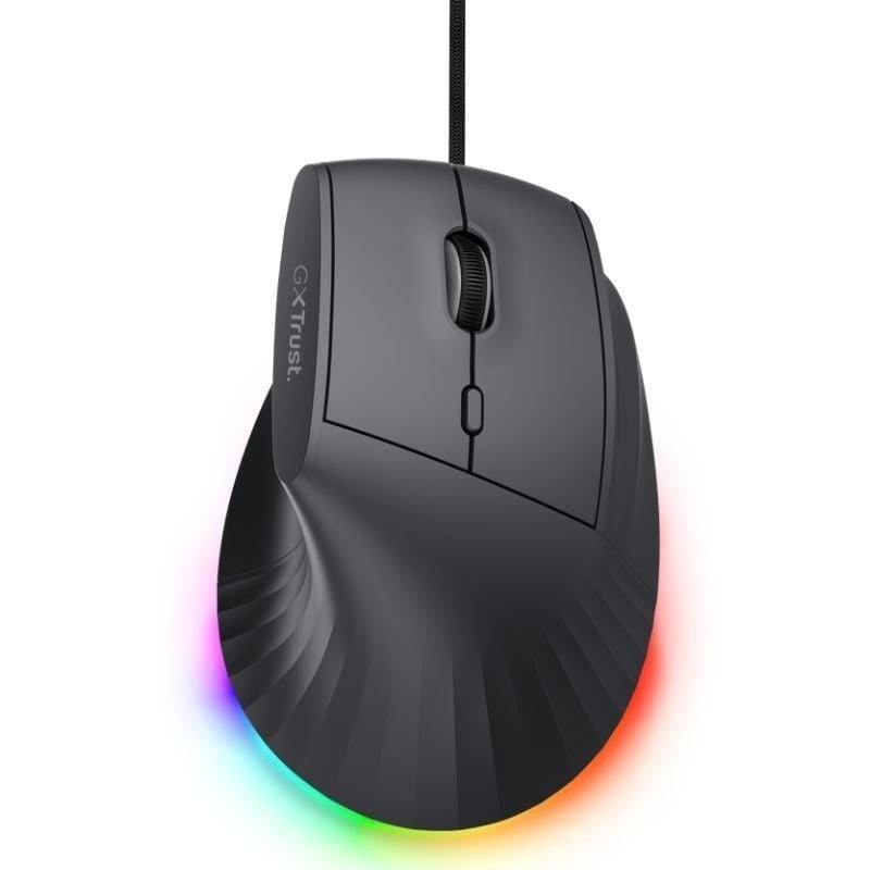 Mouse Vertical Gaming Sem fio Trust Gaming GXT 145 Rexxa 26024| Até 12800 DPI