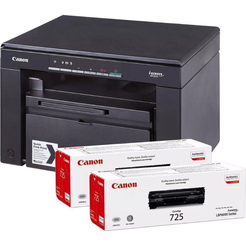 Multifuncional laser monocromático Canon I-SENSYS MF3010 | Preto