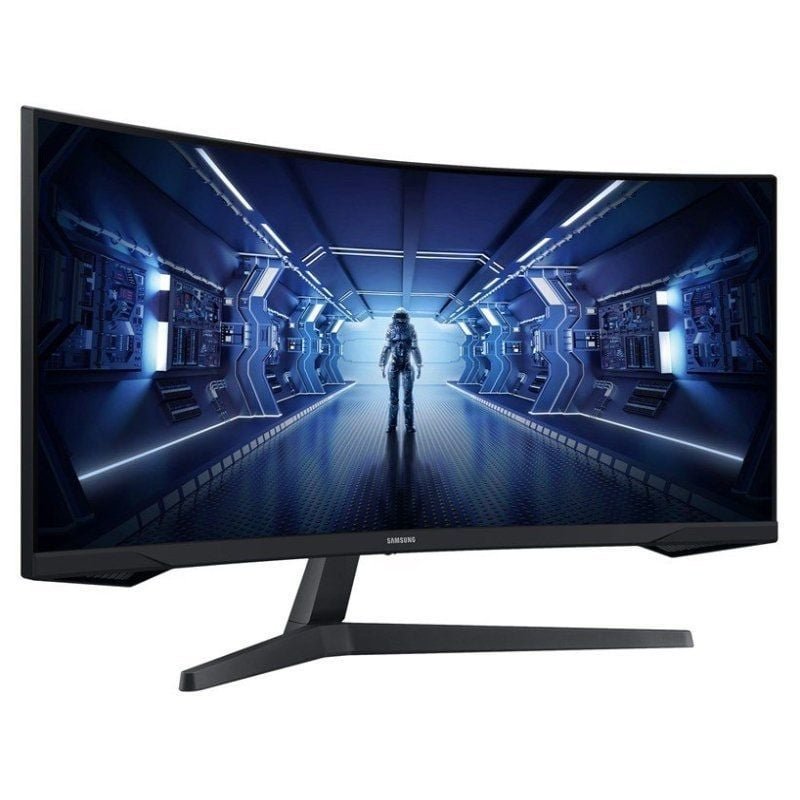 Samsung Odyssey G5 LC34G55TWWP 34" Monitor de jogos panorâmicos ultra panorâmico | UWQHD| 1ms| 165Hz| VA| preto