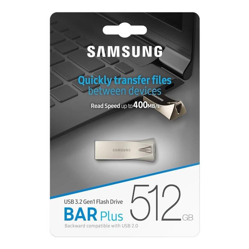 Samsung Bar Plus 512 GB USB 3.1 Champaign Silver