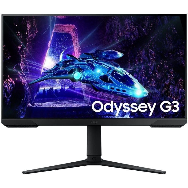 Monitor de jogos Samsung Odyssey G3 S27DG300EU| 27"|Full HD| 1ms| 180Hz| VA| Regulável em altura | Preto
