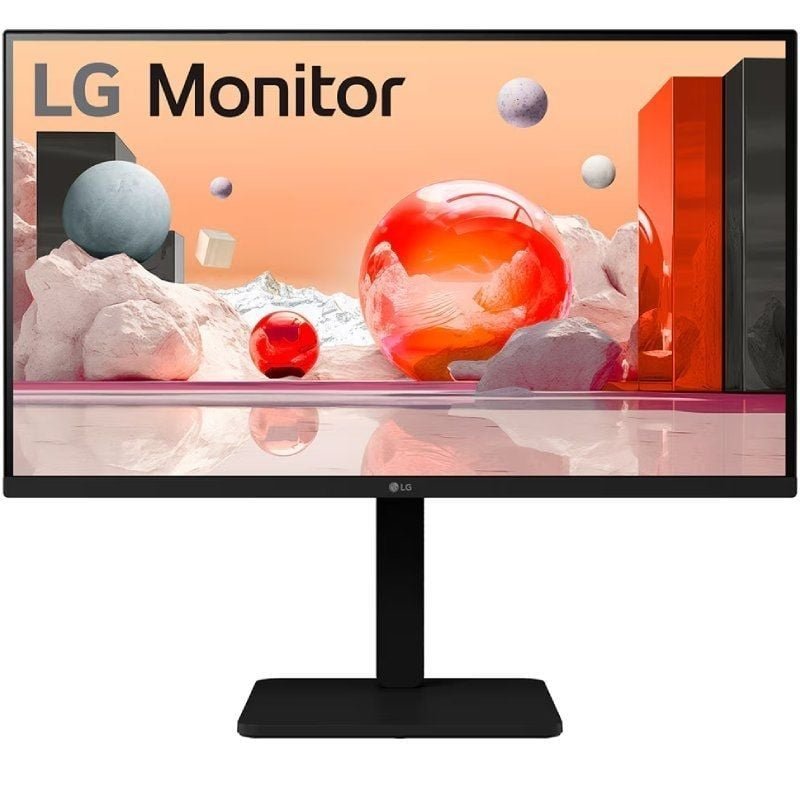 Monitor profissional LG 24BA560-B 24" | Full HD| Multimídia| Regulável em altura | Preto