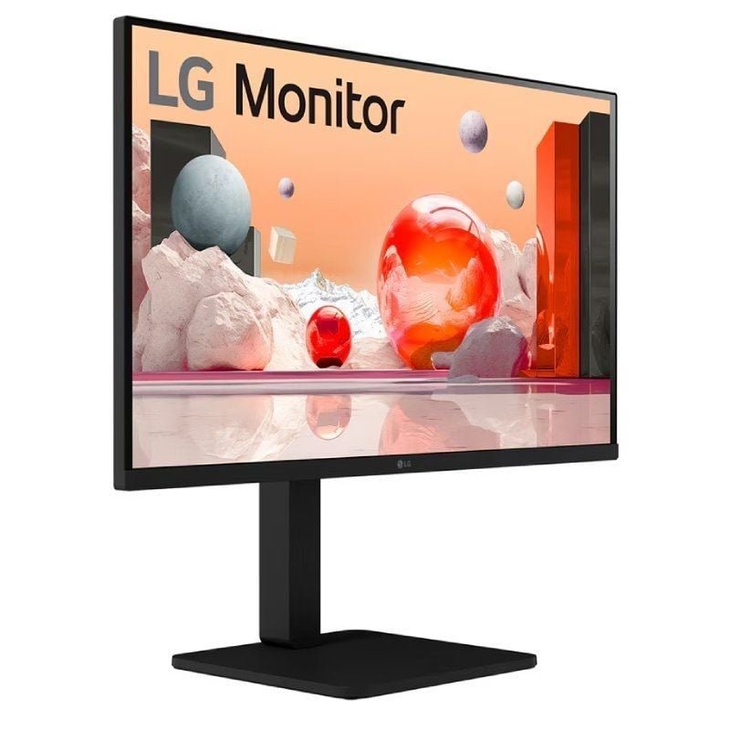 Monitor profissional LG 24BA560-B 24" | Full HD| Multimídia| Regulável em altura | Preto