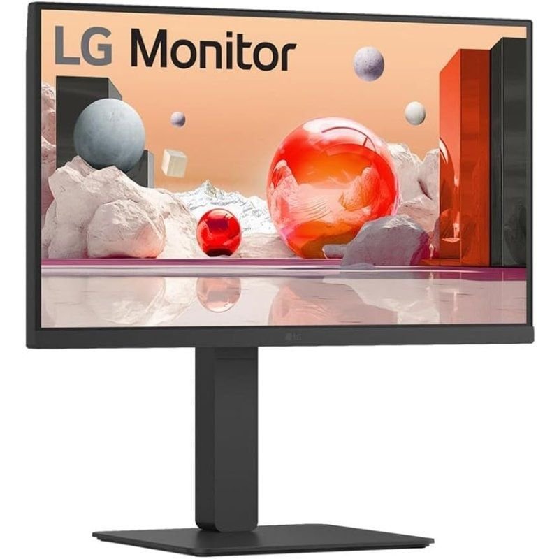 Monitor profissional LG 24BA850-B 23.8"| Full HD| Webcam| Multimídia| Preto